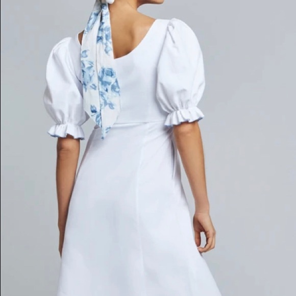 New Behida Dolić Ozzie Dress XS White with Red - Picture 3 of 6